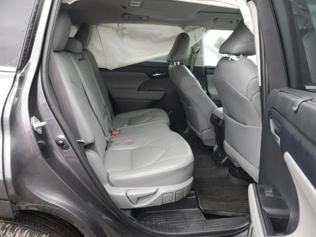 5TDGZRBH1MS125216 - 2021 TOYOTA HIGHLANDER XLE ნაცრისფერი ფოტო 11