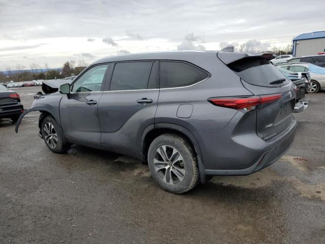5TDGZRBH1MS125216 - 2021 TOYOTA HIGHLANDER XLE ნაცრისფერი ფოტო 2