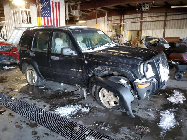 1J8GL58K82W274337 - 2002 JEEP LIBERTY LIMITED BLACK photo 4