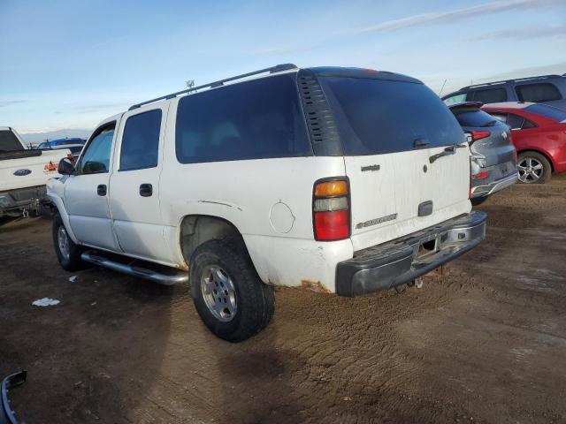 1GNFK16Z86J166020 - 2006 CHEVROLET SUBURBAN K1500 WHITE photo 2