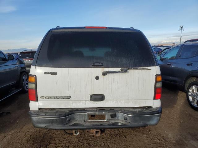 1GNFK16Z86J166020 - 2006 CHEVROLET SUBURBAN K1500 WHITE photo 6