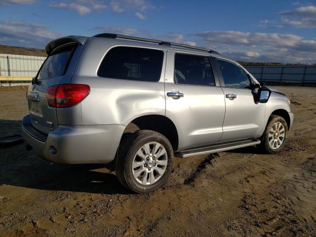 5TDDW5G18FS113194 - 2015 TOYOTA SEQUOIA PLATINUM SILVER photo 3