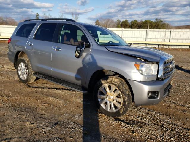 5TDDW5G18FS113194 - 2015 TOYOTA SEQUOIA PLATINUM SILVER photo 4