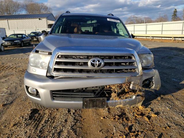 5TDDW5G18FS113194 - 2015 TOYOTA SEQUOIA PLATINUM SILVER photo 5