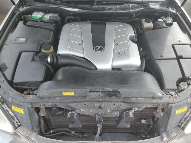 JTHBN36F040134468 - 2004 LEXUS LS 430 GRAY photo 11