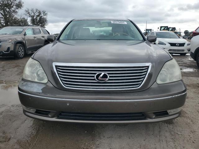 JTHBN36F040134468 - 2004 LEXUS LS 430 GRAY photo 5