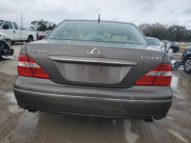 JTHBN36F040134468 - 2004 LEXUS LS 430 GRAY photo 6