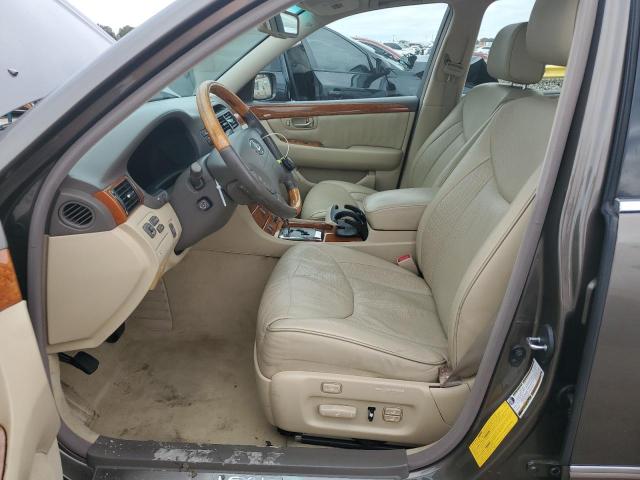 JTHBN36F040134468 - 2004 LEXUS LS 430 GRAY photo 7