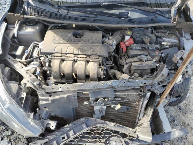 3N1AB7AP2KY296881 - 2019 NISSAN SENTRA S SILVER photo 11