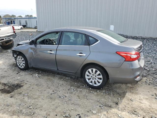 3N1AB7AP2KY296881 - 2019 NISSAN SENTRA S SILVER photo 2