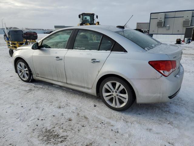 1G1PG5SB9F7119082 - 2015 CHEVROLET CRUZE LTZ SILVER photo 2