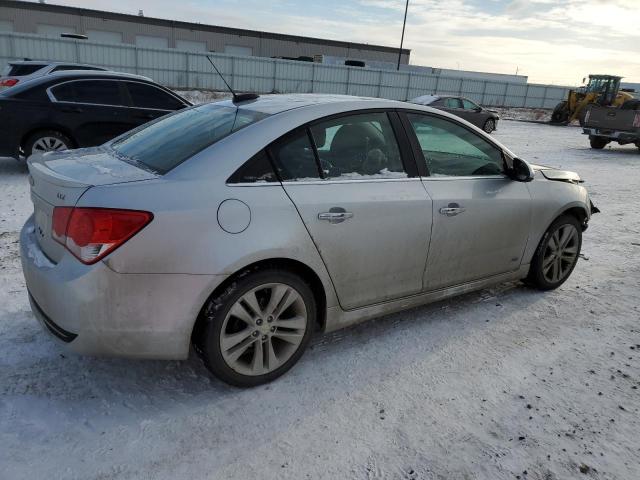 1G1PG5SB9F7119082 - 2015 CHEVROLET CRUZE LTZ SILVER photo 3