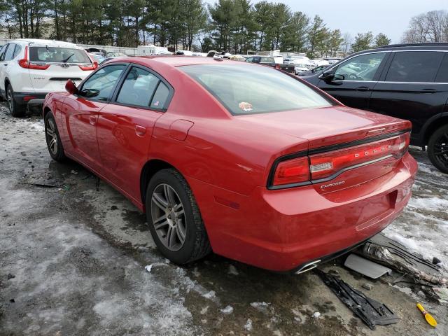 2C3CDXHG7CH132267 - 2012 DODGE CHARGER SXT RED photo 2