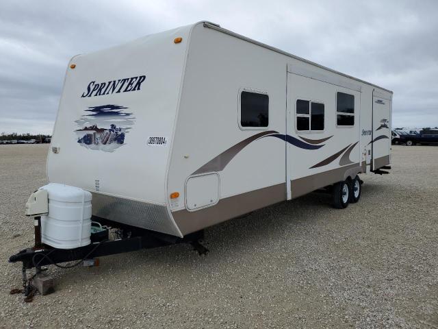 4YDT3112471534078 - 2007 KEYSTONE SPRINTER WHITE photo 2