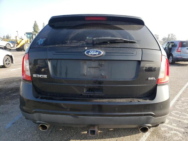 2FMDK3JC2DBA95456 - 2013 FORD EDGE SEL BLACK photo 6