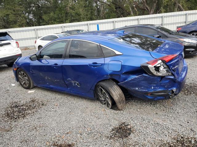 2HGFC2F76JH547225 - 2018 HONDA CIVIC EX BLUE photo 2