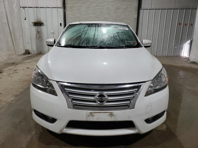 3N1AB7AP5FY308723 - 2015 NISSAN SENTRA S WHITE photo 5