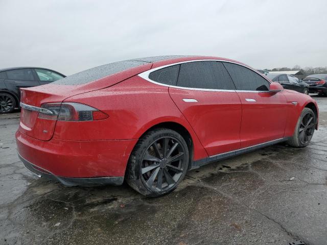 5YJSA1H15EFP47871 - 2014 TESLA MODEL S წითელი ფოტო 3