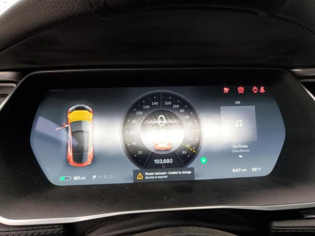 5YJSA1H15EFP47871 - 2014 TESLA MODEL S წითელი ფოტო 9