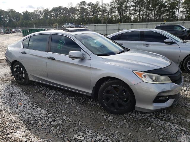 1HGCR2F87HA142851 - 2017 HONDA ACCORD EXL SILVER photo 4