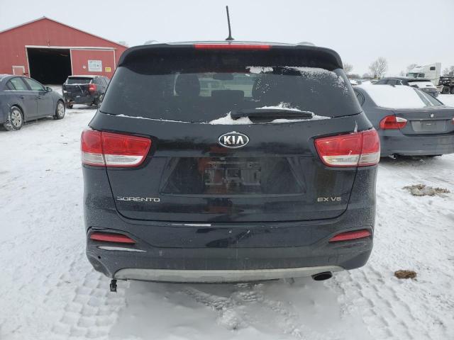 5XYPHDA57GG057924 - 2016 KIA SORENTO EX BLACK photo 6