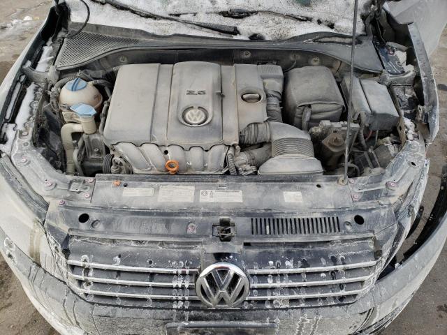 1VWAP7A39CC075216 - 2012 VOLKSWAGEN PASSAT S BLACK photo 11