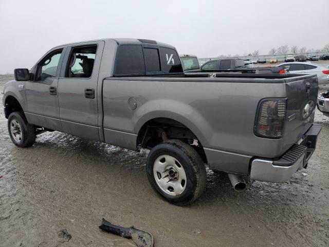 1FTPW14546FB16526 - 2006 FORD F150 SUPERCREW GRAY photo 2