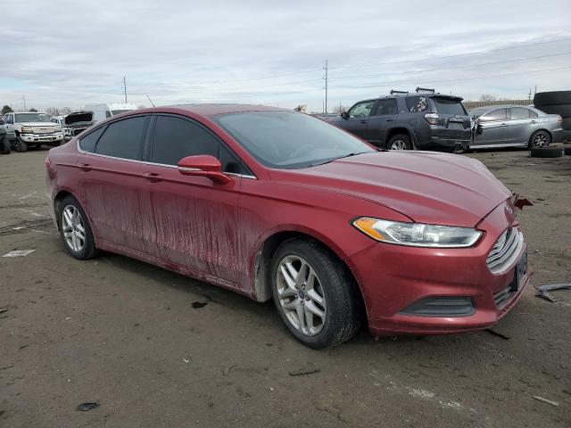 3FA6P0HR6DR125704 - 2013 FORD FUSION SE RED photo 4