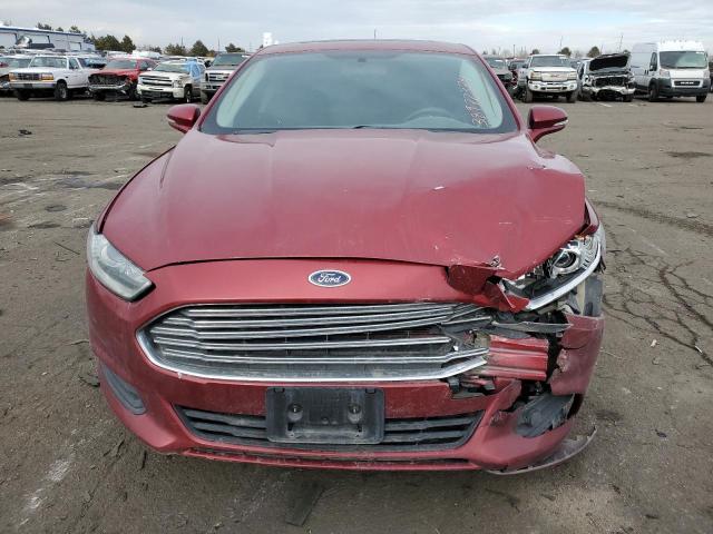 3FA6P0HR6DR125704 - 2013 FORD FUSION SE RED photo 5