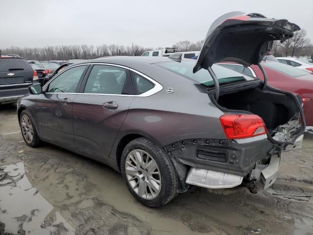 1G11Z5SA0GU116534 - 2016 CHEVROLET IMPALA LS GRAY photo 2