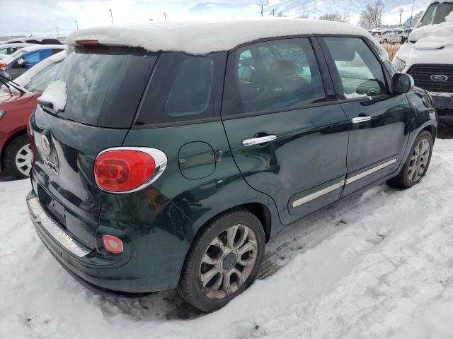 ZFBCFACH1EZ025644 - 2014 FIAT 500L LOUNGE GREEN photo 3