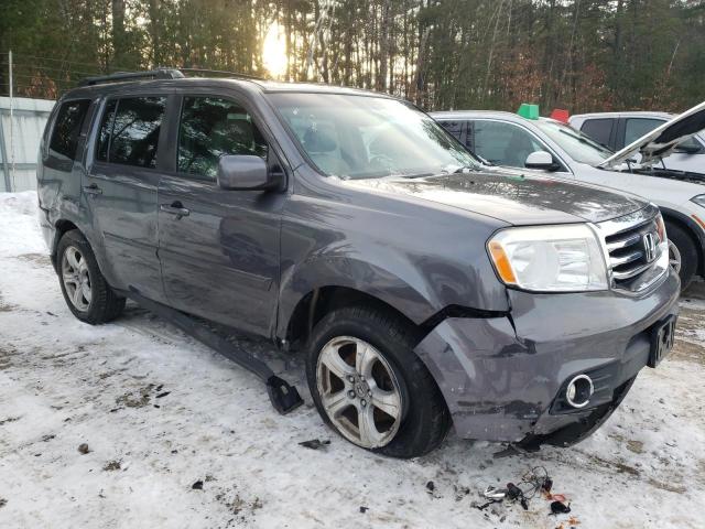 5FNYF4H56FB035435 - 2015 HONDA PILOT EXL GRAY photo 4