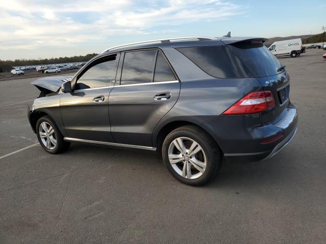 4JGDA5HB8EA386701 - 2014 MERCEDES-BENZ ML 350 4MATIC GRAY photo 2