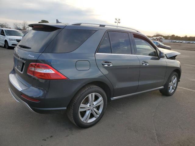 4JGDA5HB8EA386701 - 2014 MERCEDES-BENZ ML 350 4MATIC GRAY photo 3