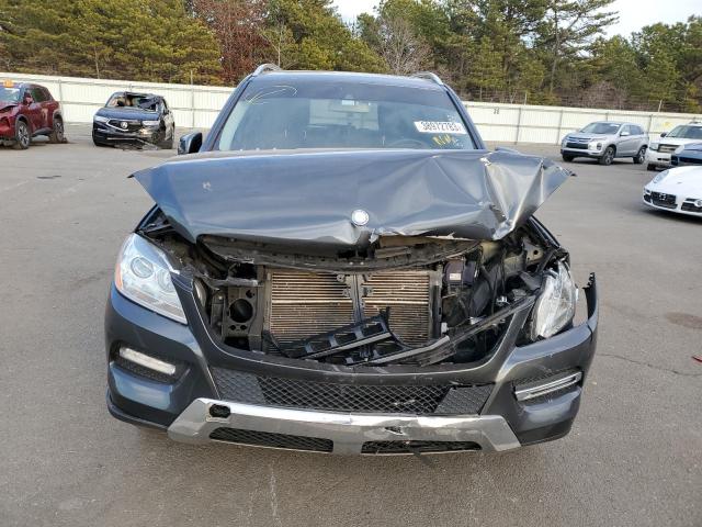 4JGDA5HB8EA386701 - 2014 MERCEDES-BENZ ML 350 4MATIC GRAY photo 5