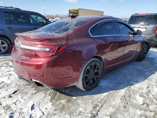 2G4GU5GX6G9208642 - 2016 BUICK REGAL GS RED photo 3