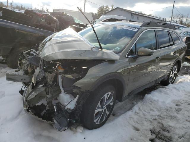 4S4BTANC5N3245354 - 2022 SUBARU OUTBACK LIMITED GREEN photo 1