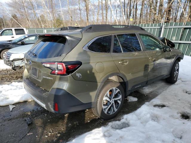 4S4BTANC5N3245354 - 2022 SUBARU OUTBACK LIMITED GREEN photo 3