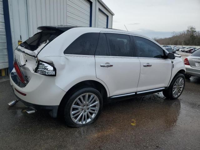 2LMDJ6JK5BBJ23280 - 2011 LINCOLN MKX WHITE photo 3