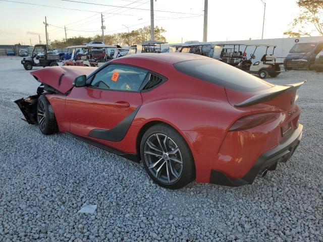 WZ1DB2C02NW047412 - 2022 TOYOTA SUPRA RED photo 2