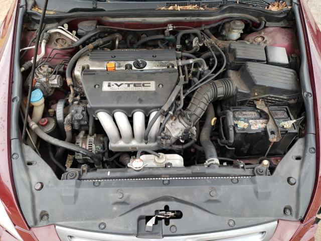 1HGCM56774A038040 - 2004 HONDA ACCORD EX MAROON photo 11