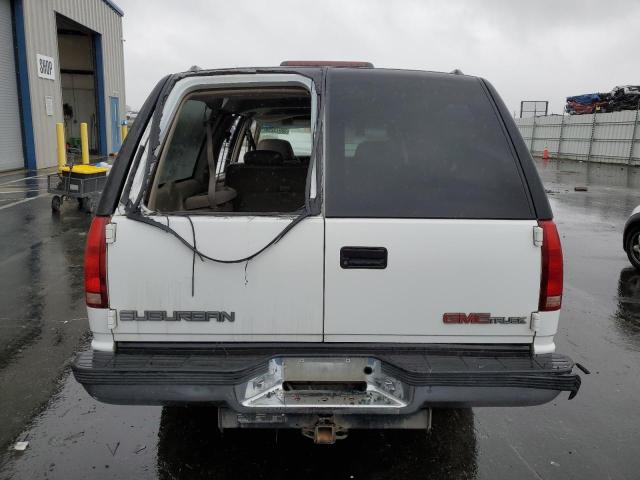 3GKFK16RXVG519192 - 1997 GMC SUBURBAN K1500 WHITE photo 6