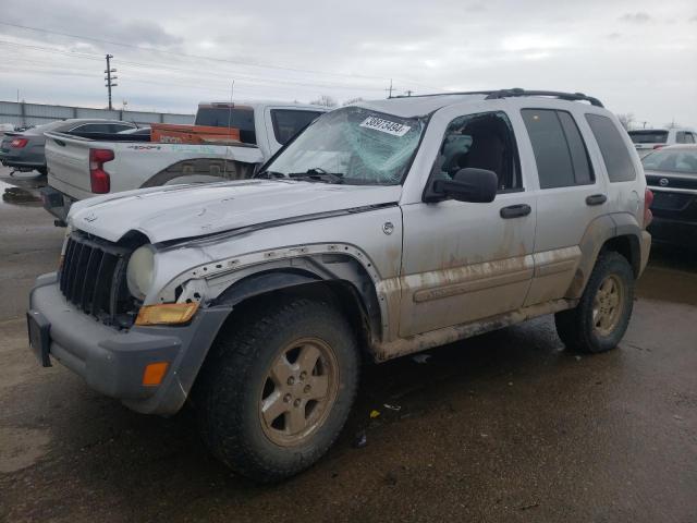 1J4GL48KX5W636328 - 2005 JEEP LIBERTY SPORT SILVER photo 1