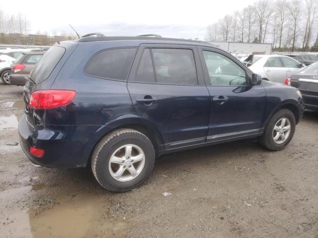 5NMSG13D57H049326 - 2007 HYUNDAI SANTA FE GLS BLUE photo 3