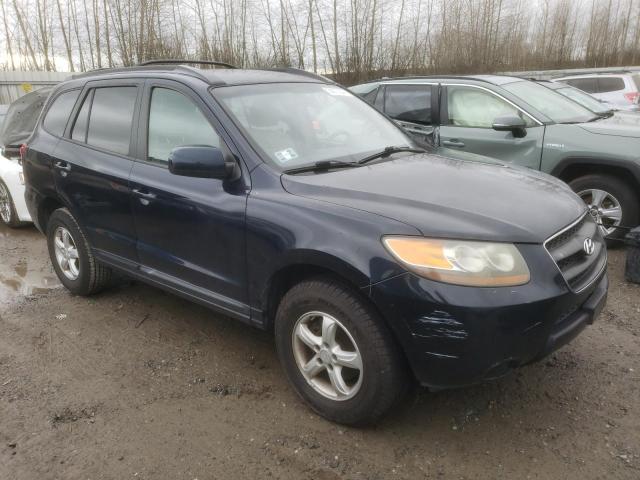 5NMSG13D57H049326 - 2007 HYUNDAI SANTA FE GLS BLUE photo 4