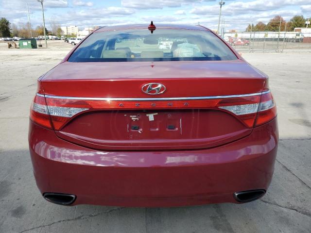 KMHFG4JG5CA184192 - 2012 HYUNDAI AZERA GLS MAROON photo 6