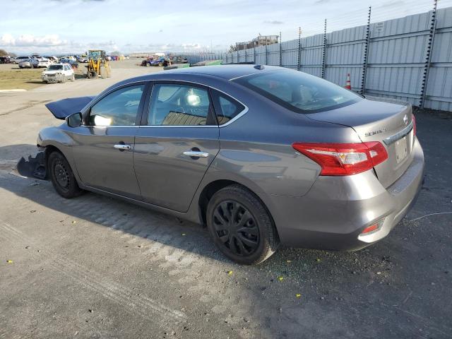 3N1AB7AP5HL662368 - 2017 NISSAN SENTRA S GRAY photo 2