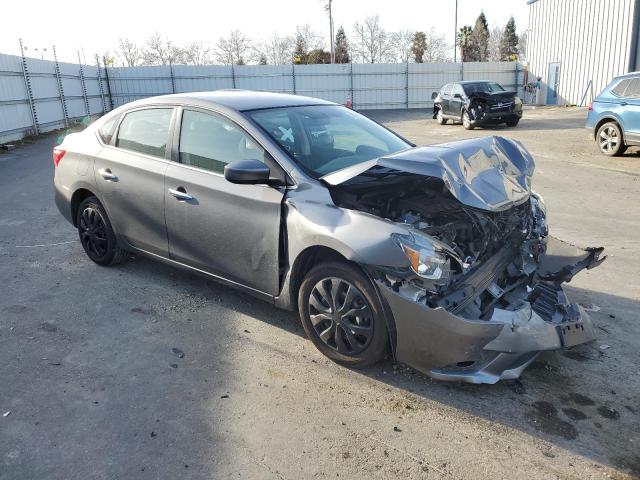 3N1AB7AP5HL662368 - 2017 NISSAN SENTRA S GRAY photo 4