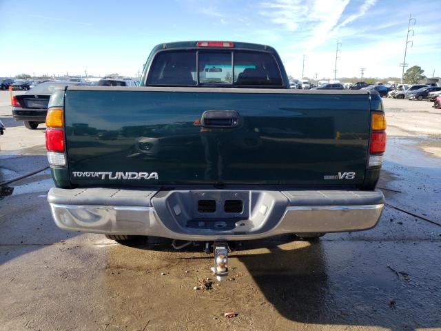 5TBRT34191S146780 - 2001 TOYOTA TUNDRA ACCESS CAB Կանաչ լուսանկար 6
