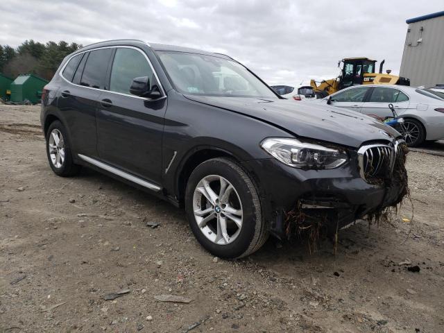 5UXTY5C02M9E78051 - 2021 BMW X3 XDRIVE30I GRAY photo 4